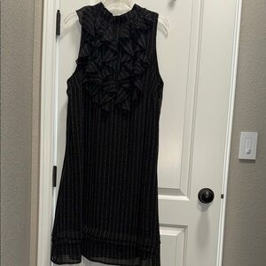 Mossimo Supply Co Black Sleeveless Mock Neck Sheath Mini Dress